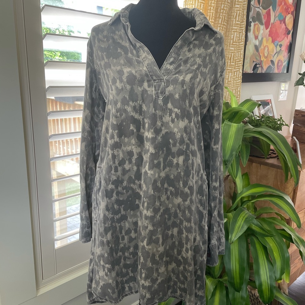 Bella Dahl Camo Shirt Dress